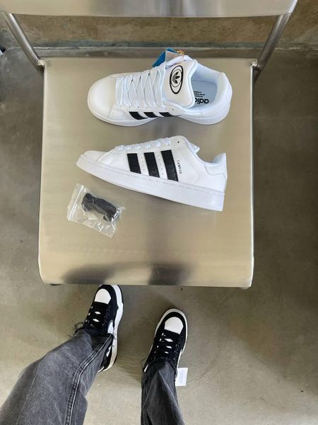 Жіночі білі кросівки Adidas Campus 00s White Black x Адідас Кампус 39 ALL15641 фото