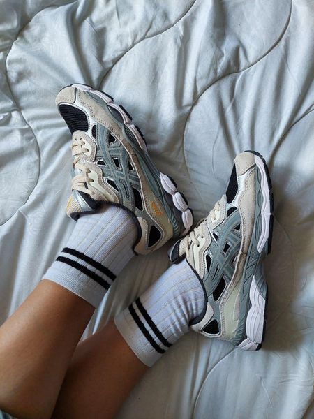 Сірі кросівки Asics Gel NYC Grey х Асікс 36 ALL12829 фото