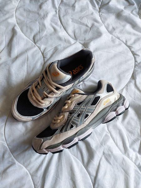 Сірі кросівки Asics Gel NYC Grey х Асікс 36 ALL12829 фото