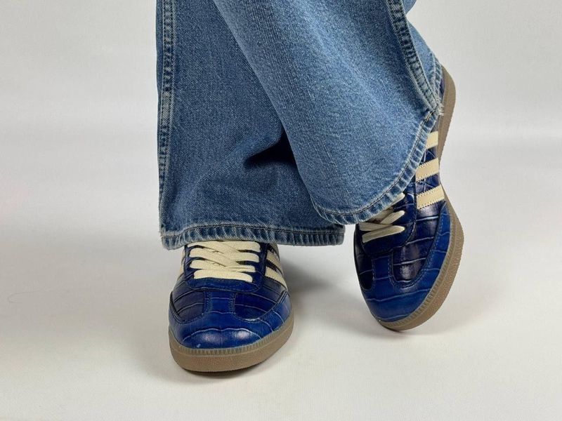 Жіночі сині кросівки Adidas Samba Wales & Bonner Blue x Самба 36 ALL23778 фото
