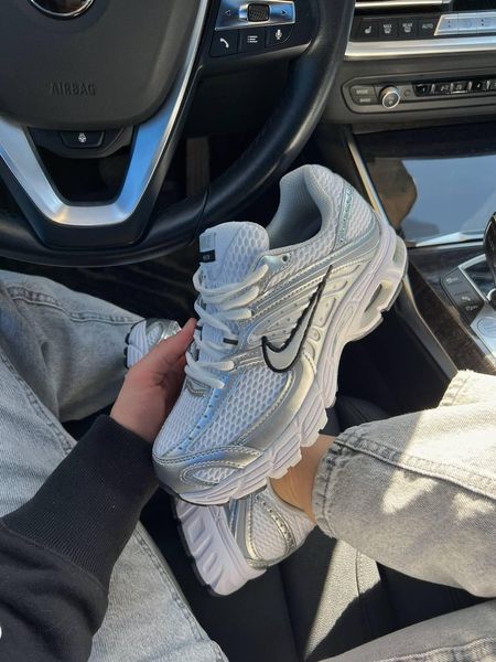 Сірі кросівки унісекс Nike Air Max Moto 2K White Silver Black х Найк 36 ALL24713 фото