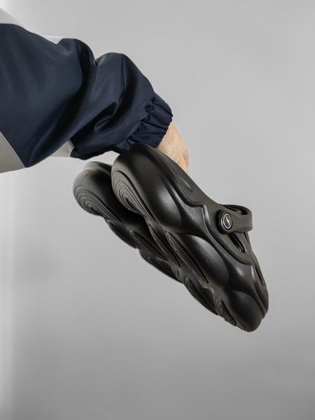 Чоловічі чорні крокси Adidas Yeezy Slider Style Black x Їзі Слайдер 40 ALL12477 фото
