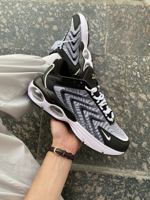 Чорні кросівки унісекс Nike Air Max TailWind TW Black White x Teйлвінд 37 ALL11328 фото
