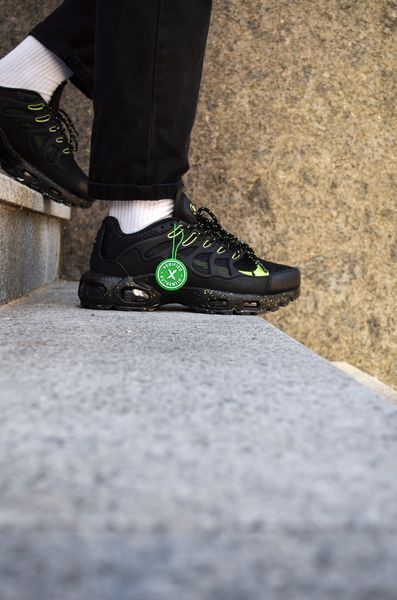 Чорні кроссовки унісекс Nike Air Max TN Terrascape Plus Black Green х Ейр Макс ТН Плюс 37 ALL16701 фото