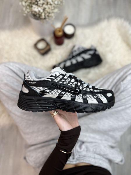 Чорні кросівки унісекс Nike P-6000 White Grey Black Termo х Найк 36 ALL23139 фото
