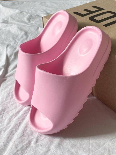 Жіночі капці Адідас Їзі Слайд без лого Adidas Yeezy Slide Pink No Logo 36 ALL09284W фото