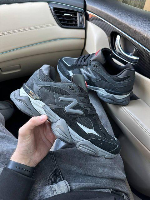 Чорні кросівки унісекс New Balance 9060 Black Silver х Нью Беланс 37 ALL15737 фото