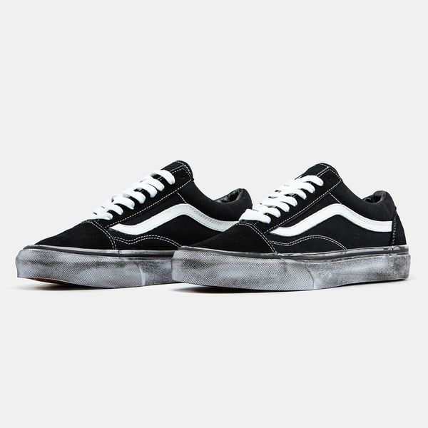 Чорні кеди Vans Old Skool Black White х Ванс 36 ALL16820 фото