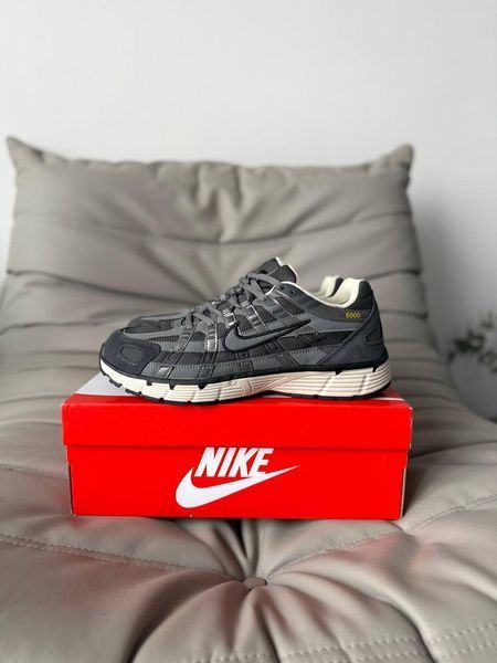Чоловічі сірі кросівки Nike P-6000 Dark Grey Gore-Tex х Найк 41 ALL23437 фото