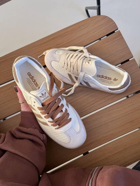 Жіночі бежеві кросівки Adidas Samba OG Cream White Cardboard x Самба 36 ALL21422 фото