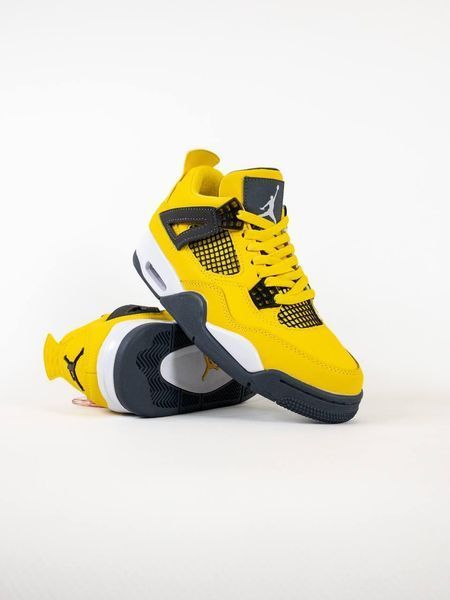 Кросівки жовті унісекс Джордан 4 Ретро Jordan 4 Retro SE Yellow 41 ALL07866M фото