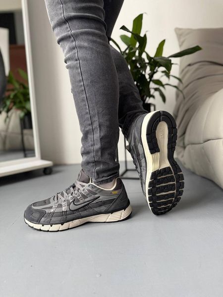 Чоловічі сірі кросівки Nike P-6000 Dark Grey Gore-Tex х Найк 41 ALL23437 фото