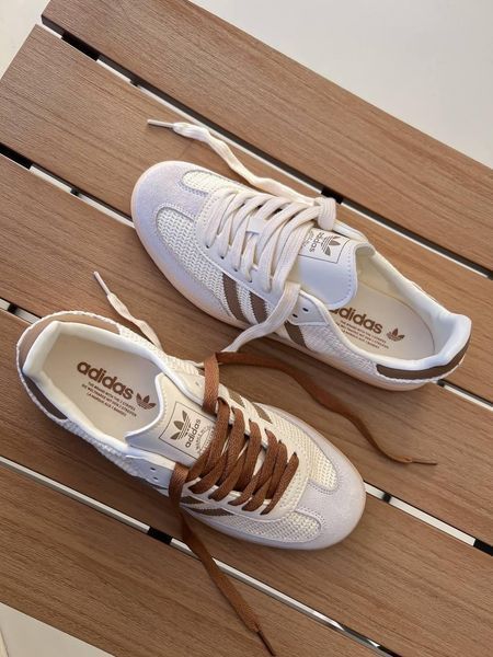 Жіночі бежеві кросівки Adidas Samba OG Cream White Cardboard x Самба 36 ALL21422 фото