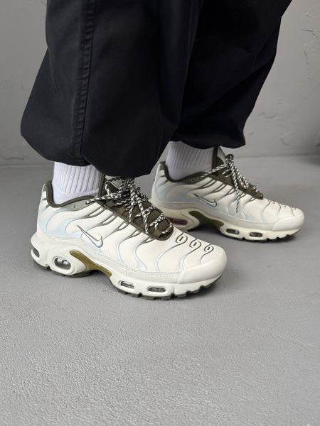 Білі кросівки унісекс Nike Air Max TN Light Bone Olive х Ейр Макс ТН 40 ALL15634 фото