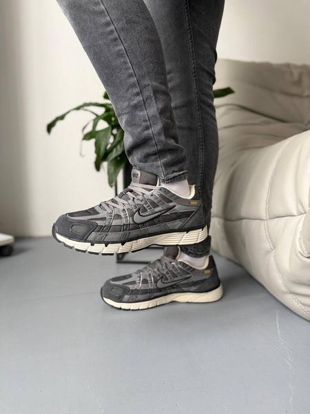 Чоловічі сірі кросівки Nike P-6000 Dark Grey Gore-Tex х Найк 41 ALL23437 фото