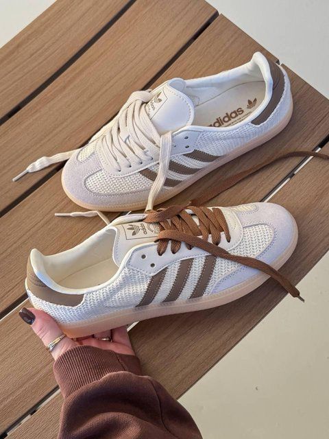 Жіночі бежеві кросівки Adidas Samba OG Cream White Cardboard x Самба 36 ALL21422 фото