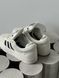 Білі кросівки замшеві Adidas Campus x Bad Bunny White Black x Адідас Кампус 36 ALL12513 фото 6