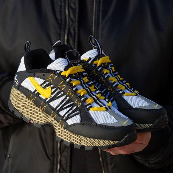 Чоловічі чорні кросівки Nike Air Humara White Black Yellow х Найк 42 ALL16126 фото