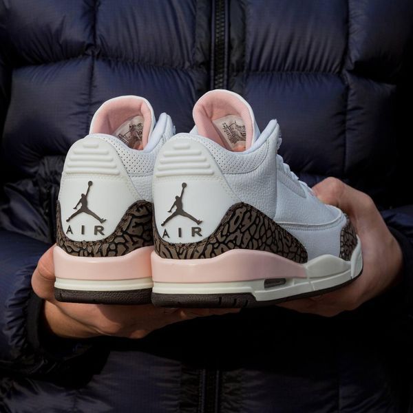 Білі кросівки унісекс Nike Air Jordan 3 Neapolitan Dark Mocha х Джордан 41 ALL14138 фото