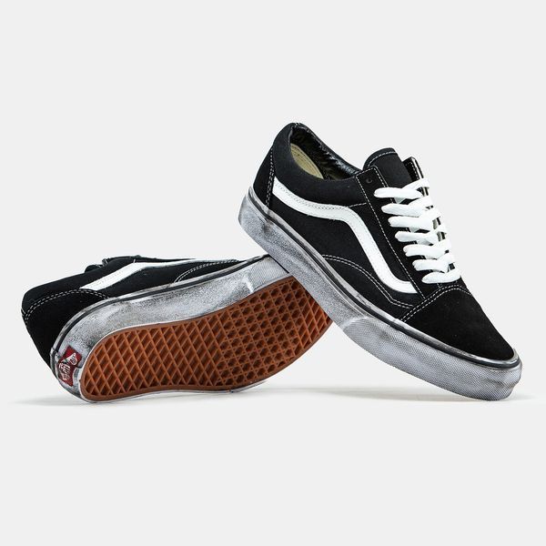 Чорні кеди Vans Old Skool Black White х Ванс 37 ALL16820 фото