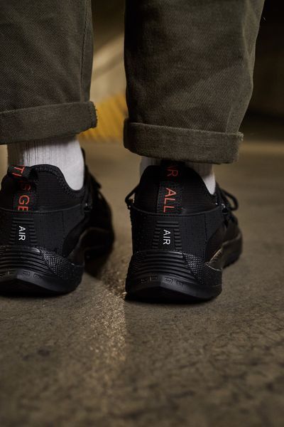 Чоловічі чорні кросівки Nike ACG Mountain Fly Low Gore-Tex Termo Black Orange х Маунтейн Флай 41 ALL23485 фото
