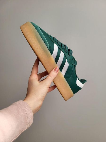 Зелені жіночі кросівки Adidas Samba XLG Platform Green x Самба ALL17826 фото