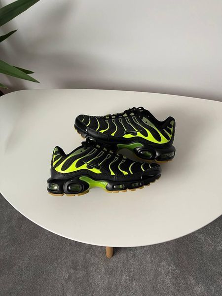 Чоловічі чорні кросівки Nike Air Max TN Plus Black Green х Ейр Макс ТН 40 ALL19529 фото