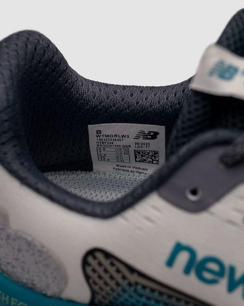 Білі кросівки унісекс New Balance Fresh Foam More Trail v3 White Blue Grey х Нью Беланс 36 ALL14849 фото