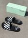 Чоловічі чорні шльопанці, капці Slippers OFF White Black White х Найк 40 ALL04427 фото 6