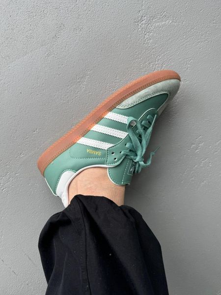 Жіночі кросівки Adidas Samba Green Mint x Самба 36 ALL16266 фото