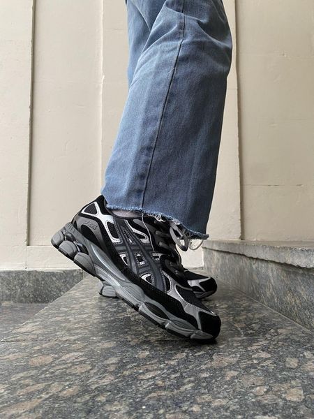 Чорні кросівки Asics Gel NYC Black Silver х Асікс 36 ALL12830 фото