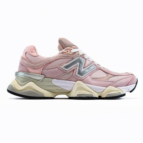 Жіночі замшеві рожеві кросівки New Balance 9060 Pink Beige х Нью Беланс 36 ALL16258 фото