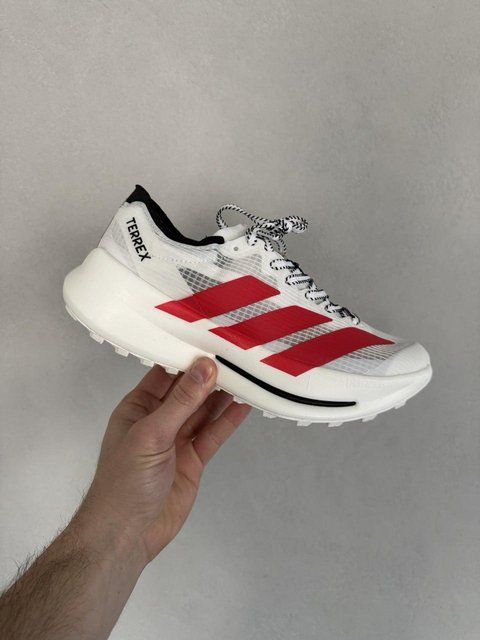 Білі чоловічі кросівки Adidas Terrex Agravic Speedult 2 White Red х Террекс 41 ALL24459 фото