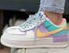 Бежеві шкіряні кросівки Найк Ейр Форс жіночі Nike Air Force Shadow Pale Ivory 36 ALL00990W фото 5