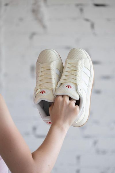 Жіночі бежеві кросівки Adidas Campus 00s Off White Beige White x Адідас Кампус 37 ALL17402 фото