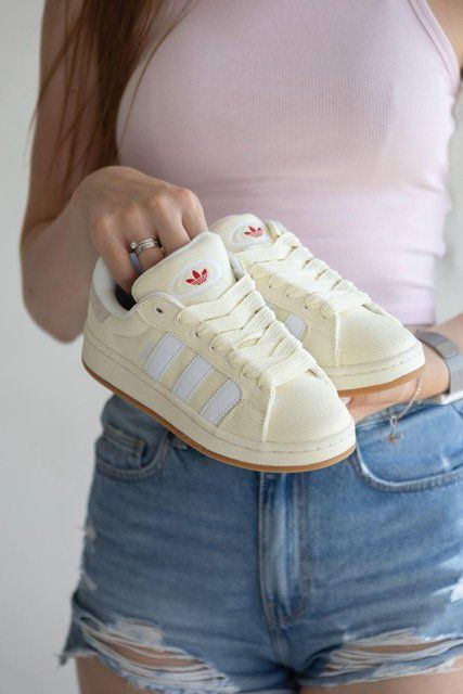 Жіночі бежеві кросівки Adidas Campus 00s Off White Beige White x Адідас Кампус 37 ALL17402 фото