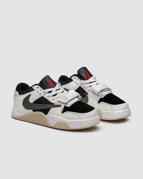 Чоловічі білі кросівки Nike Air Jordan Cut The Check Travis Scott White Green х Джордан 42 ALL17479 фото