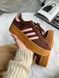 Жіночі коричневі кросівки Adidas Gazelle Bold Brown х Газель 36 ALL19401 фото 1