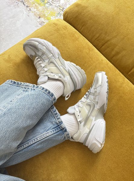 Жіночі білі кросівки Nike V2K Runtekk White Silver Blue х Ейр Макс 36 ALL17690 фото