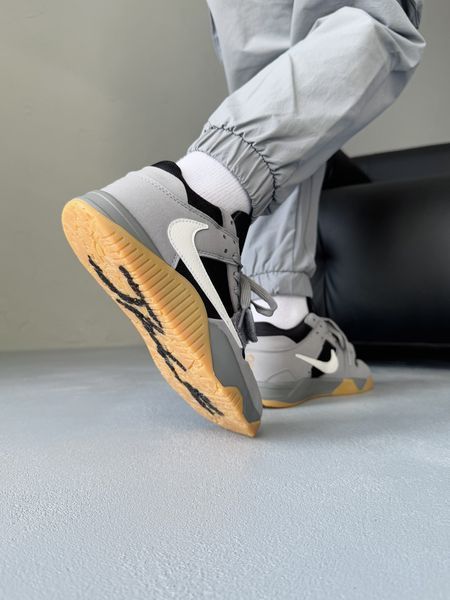 Чоловічі сірі кросівки Nike Air Jordan Cut The Check Travis Scott Grey Black White х Джордан 41 ALL14667 фото