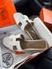 Жіночі білі шльопанці Hermes Oran Slippers White х Ермес 36 ALL21633 фото 6