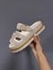 Жіночі бежеві шльопанці Hermes Platform Slides Light Cream х Ермес 36 ALL21411 фото 1