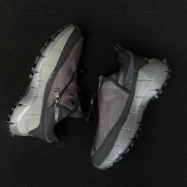 Чоловічі сірі кросівки Reebok Zig Kinetica 2.5 Edge Spyder Grey Black Termo х Рібок 41 ALL21899 фото