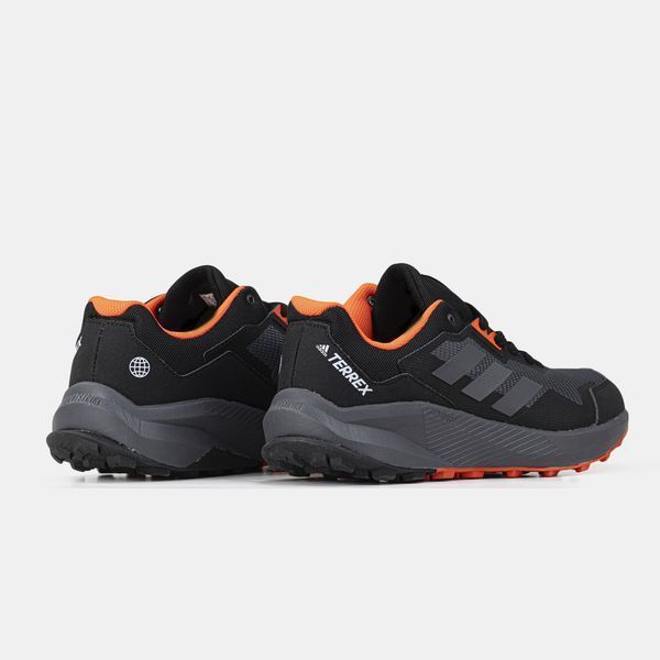 Чорні чоловічі кросівки Adidas Terrex Black Grey Orange х Террекс 41 ALL23065 фото