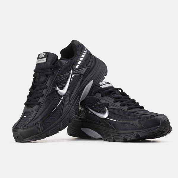 Чоловічі чорні кросівки Nike Initiator Black Silver х Найк 41 ALL22698 фото