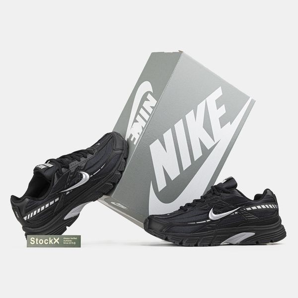 Чоловічі чорні кросівки Nike Initiator Black Silver х Найк 41 ALL22698 фото