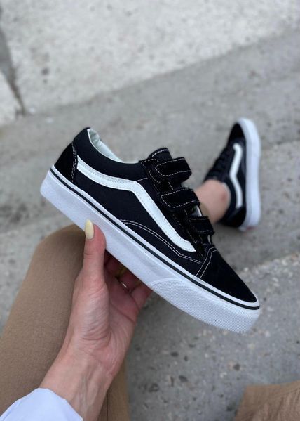 Чорні кеди Vans Old Skool Black White х Ванс 36 ALL12238 фото