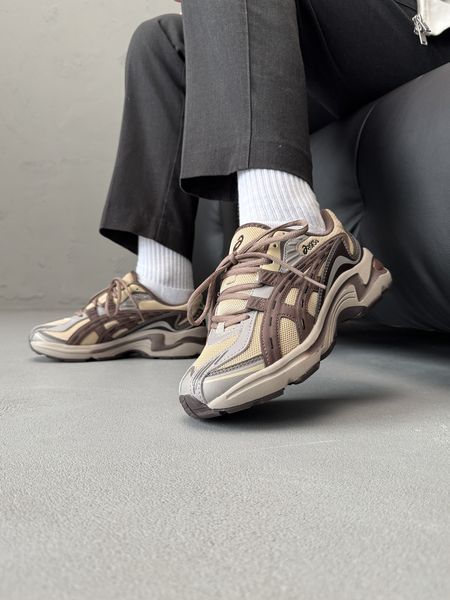 Бежеві кросівки унісекс Asics Gel Preleus Beige Brown Grey х Ассікс 40 ALL14787 фото