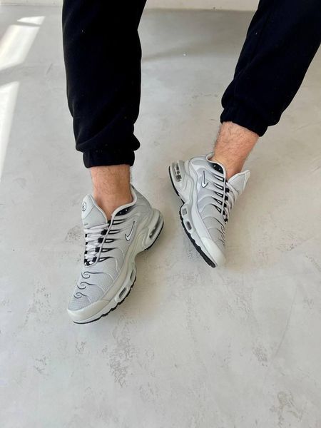 Чоловічі сірі кросівки Nike Air Max TN Plus Black Grey Black х Ейр Макс ТН 42 ALL17457 фото