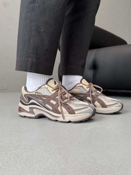 Бежеві кросівки унісекс Asics Gel Preleus Beige Brown Grey х Ассікс 40 ALL14787 фото
